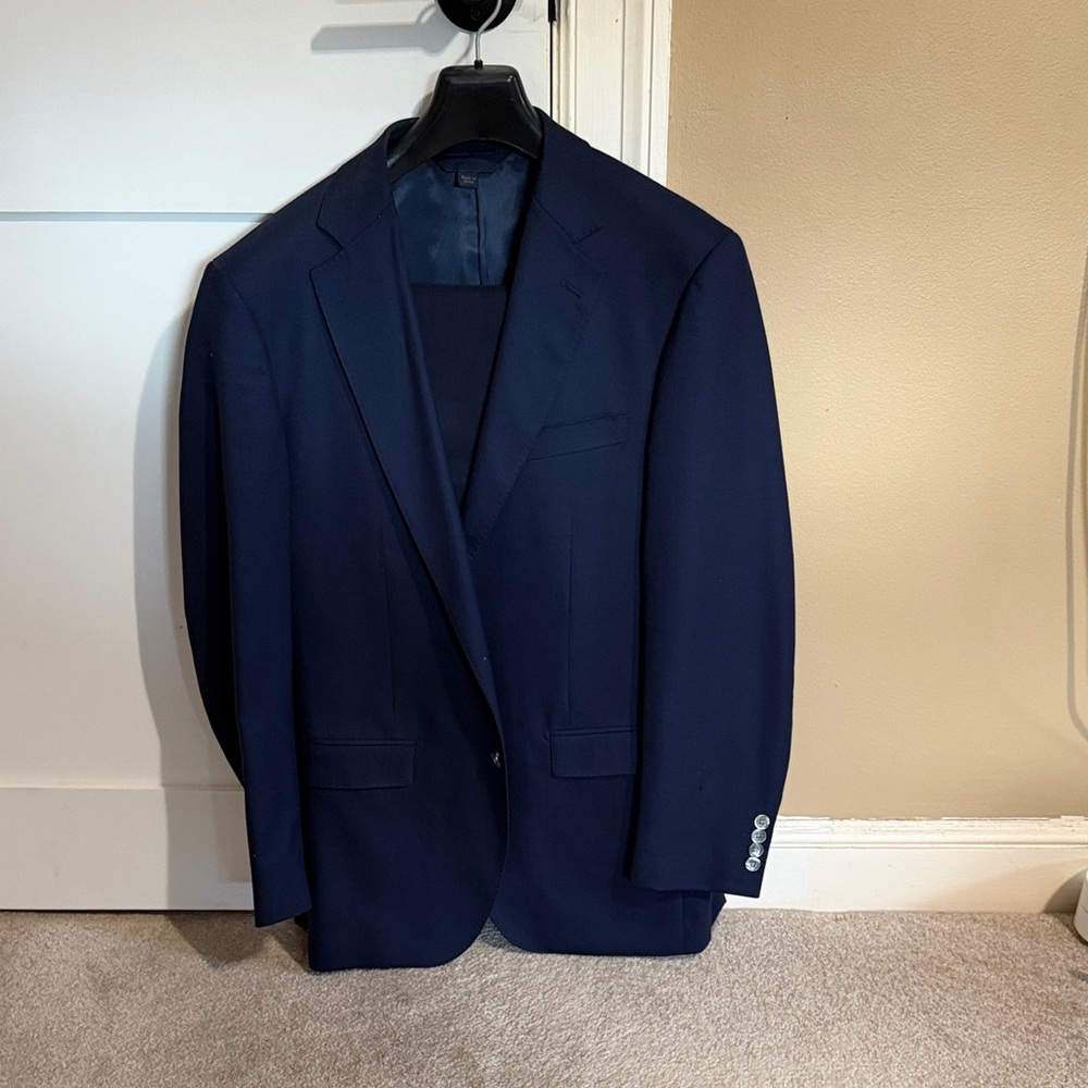 Max Davoli Men's Navy Blazer baroni super 150s 40R